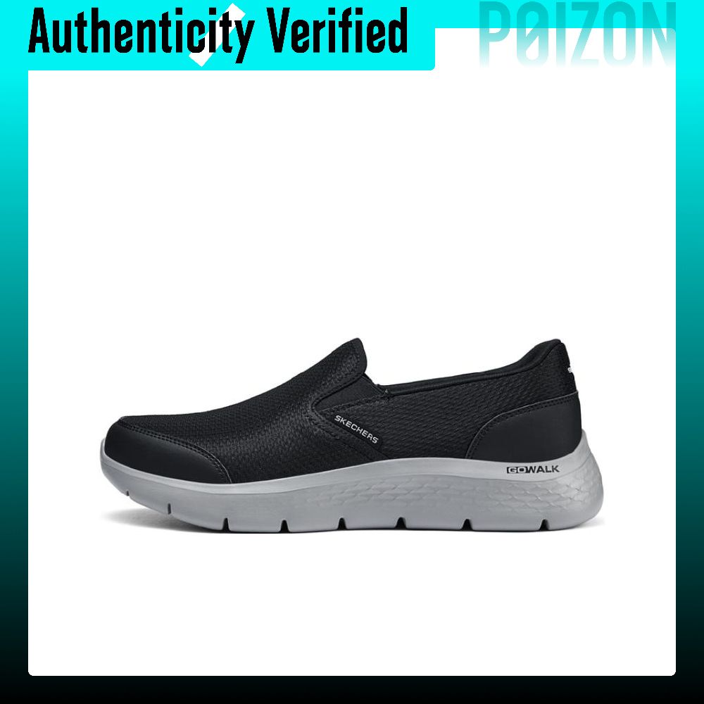 Men'S Shoes - スケッチャーズ ゴー ウォーク フリーズ コンフォート、耐摩耗性に優れたローカットのカジュアルシューズ、メンズ、ブラック、216323-BKGY